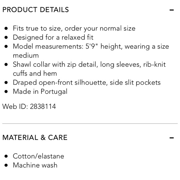 AllSaints dark gray cardigan in the Mila Dahlia style - Picture 3 of 9